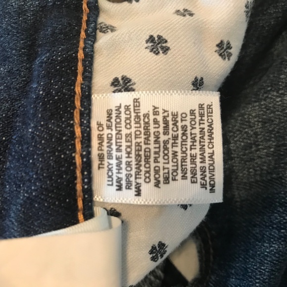 EUC Lucky Brand Slightly Distressed Brooke Boot Women Jeans Size 28 - Picture 11 of 11